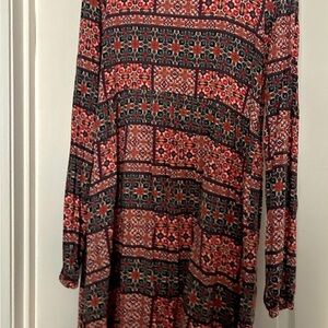 Roxy Highland Escape Boho Babydoll Dress